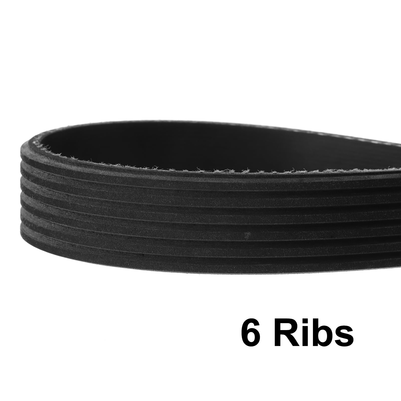 QUARKZMAN Courroie Striée 6Pk2345 à 6 Nervures, Longueur de 2345mm x Largeur de 21mm x Hauteur de 5mm, Courroie en Epdm, Courroie Poly V, Courroie Micro V Multi-Gorges