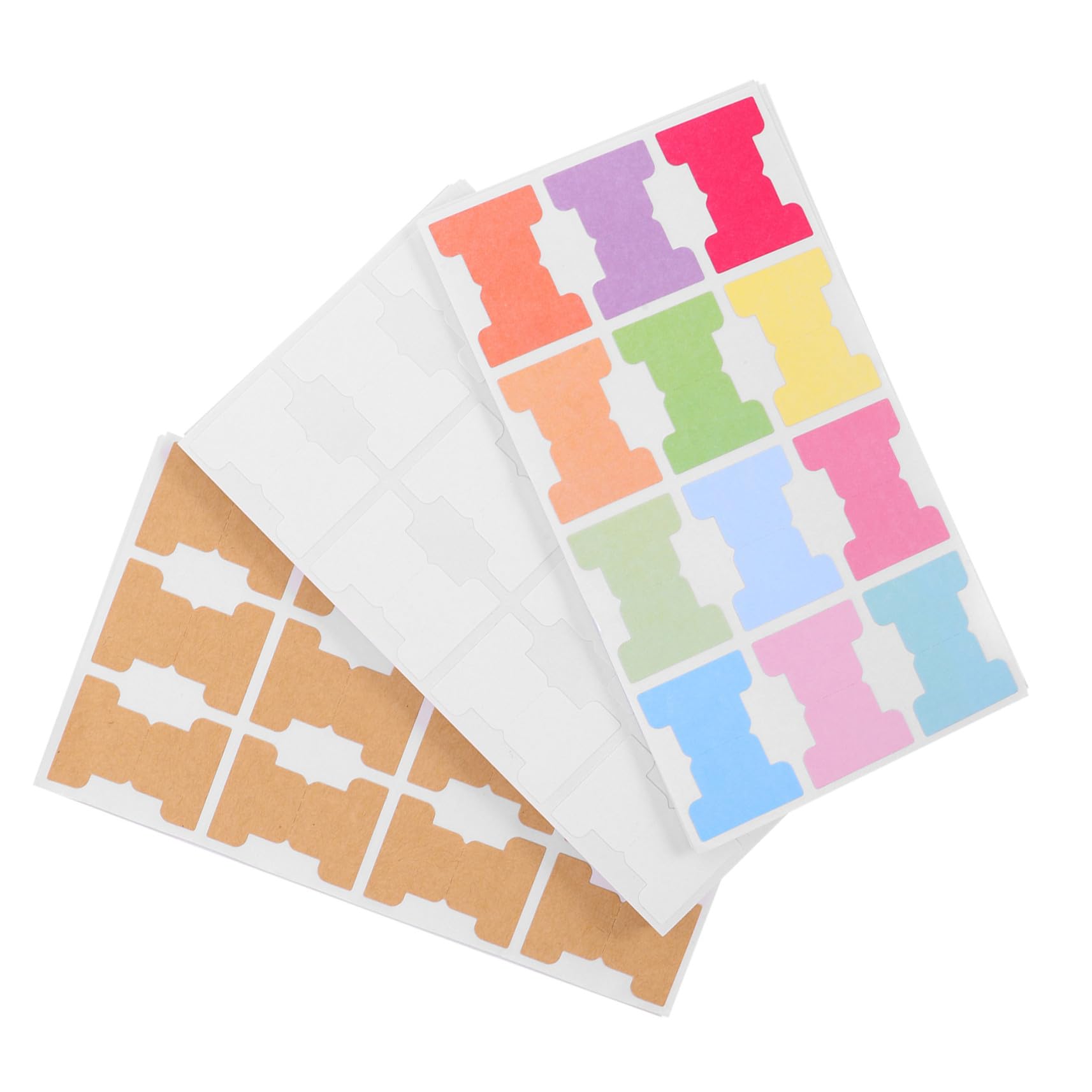 120 Pièces Lot de Onglets Adhésifs Colorés Index Autocollants Résistants pour Classement et Organisation des Documents Bureau École Maison