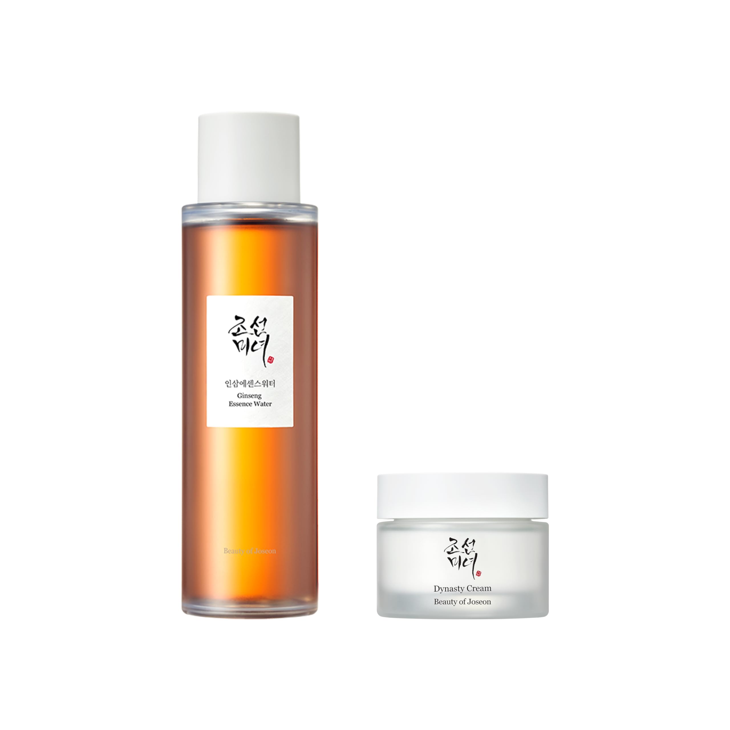Beauty of Joseon Ginseng Essence Water (150ml, 5.07 fl.oz.) with Dynasty Cream Hydrating Face Moisturizer (50ml, 1.69 fl.oz.), Korean Skincare