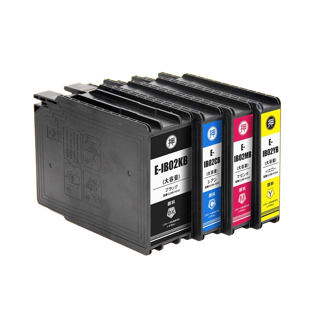 Amazon.co.jp: 【インク革命】 EPSON用 IB02-4PK 互換インク 4色パック 