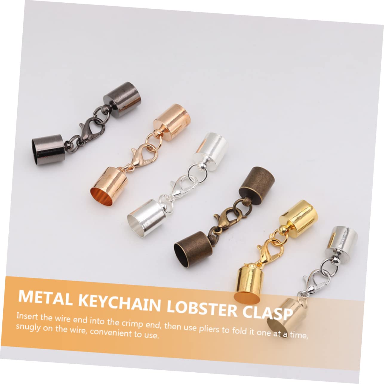 VILLCASE 240stücke Teiliges Von Lobster Clasp Verschlüssen Für Schmuckherstellung Hochwertige Lederkappen Antikgrün Und Einfach Zu Verwenden Für Armbänder Und