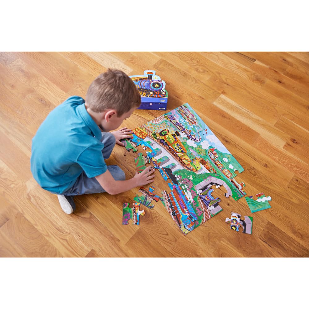 Puzzle De Suelo Animales De La Selva – 36 Piezas Grandes De Crocodile Creek, Ideal Para Niños De 3 Años, Educativo Y Ecológico