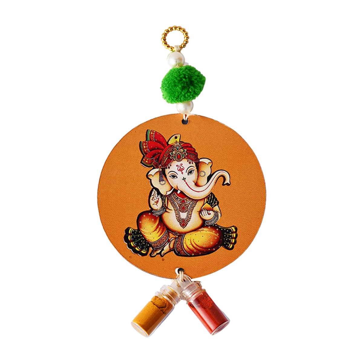 Ganesha Haldi Kumkum Return Gift Set - Pooja Supplies -4