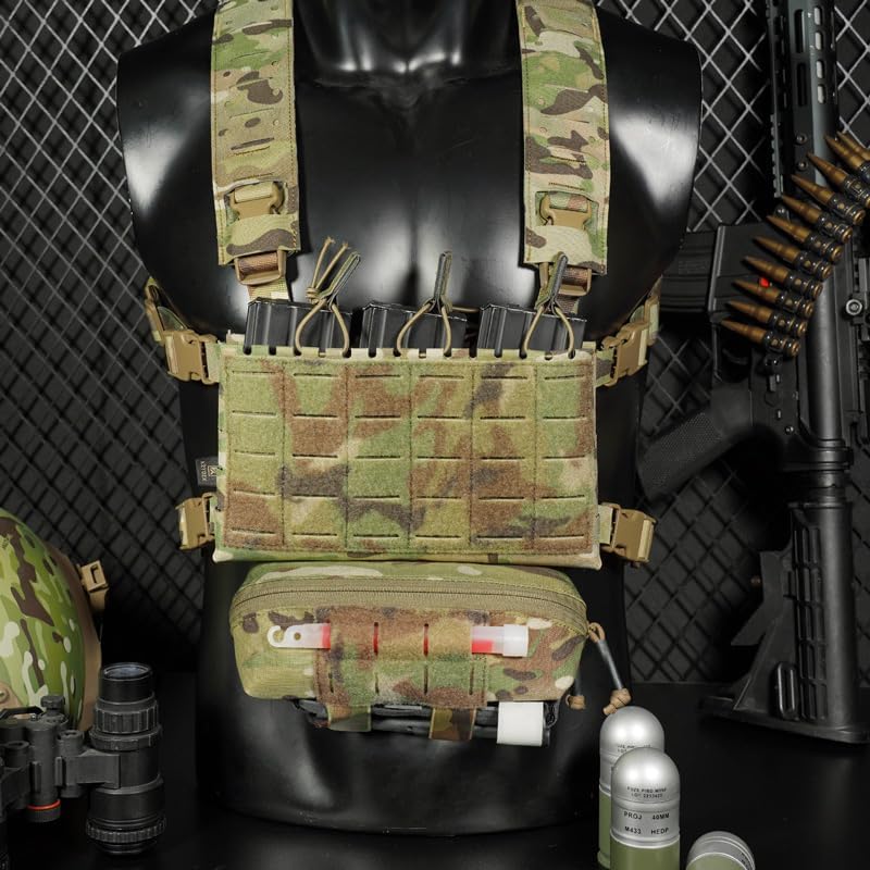 KRYDEX Tactical Small Drop Pouch Mini Dangler Pouch with TQ Holder and Hook and Loop Panel - Image 8