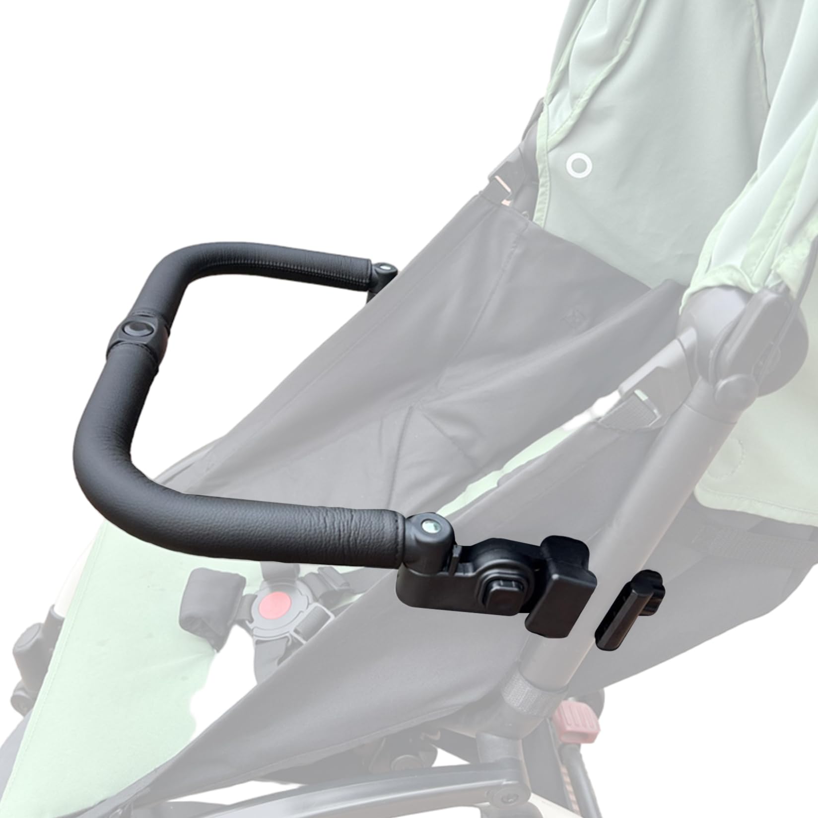 1pc Kinderwagen Stoßstange Bar, PU Leder Einstellbarer Winkel wasserdichter Kinderwagengriff für Kleinkind, abnehmbares Kreuzungsbalken -Zubehör für Unterstützung und Safe