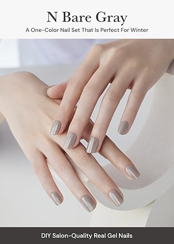 Miniatura 10 de ohora Semi Cured Gel Nail Strips (N Juliet) - Pink, Solid, Works with Any UVLED Lamps, Salon-Quality, Long Lasting, Easy to Apply & Remove -