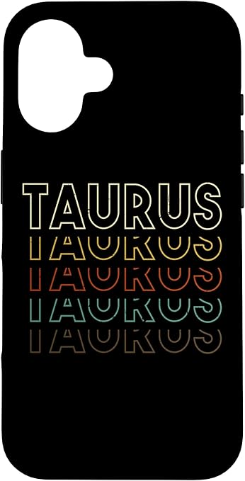 Taurus Vintage Zodiac Birthday Star Sign Bday May and April Case for iPhone 16