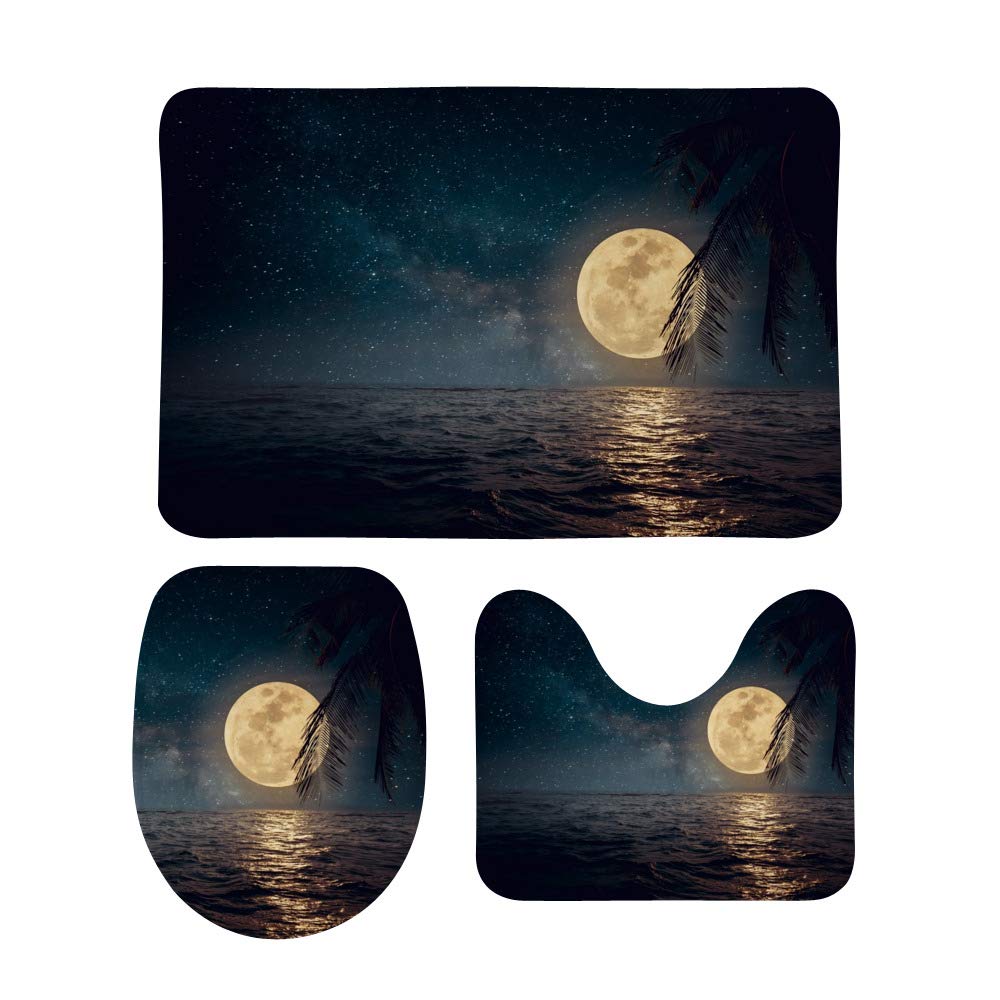 Lot de 3 tapis de bain antidérapants intérieur extérieur pour cuisine et entrée