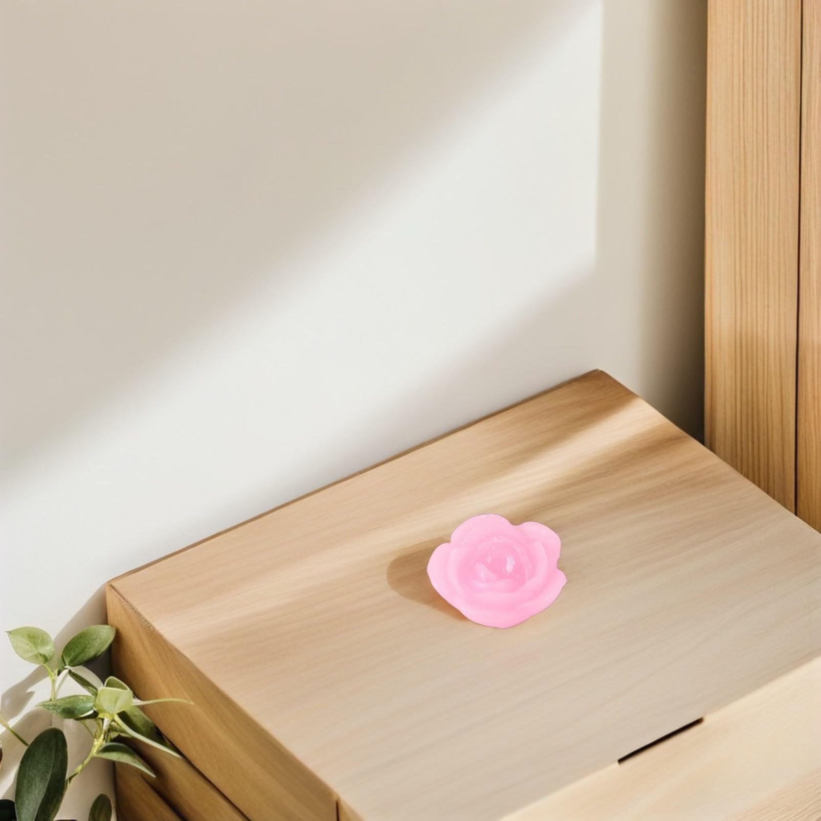 LABRIMP 15piezas Velas Flotantes De Rosa Forma De Flor Velas De Paraffin Decorativas Para Bodas Fiestas y Banquetes Rosa Aromáticas y Románticas