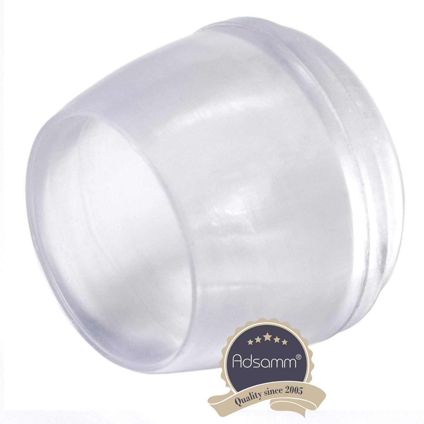 Adsamm LG-TR-18-100 LG-TR-18 100 x Chair Leg Caps Transparent Diameter 18 mm — view 3