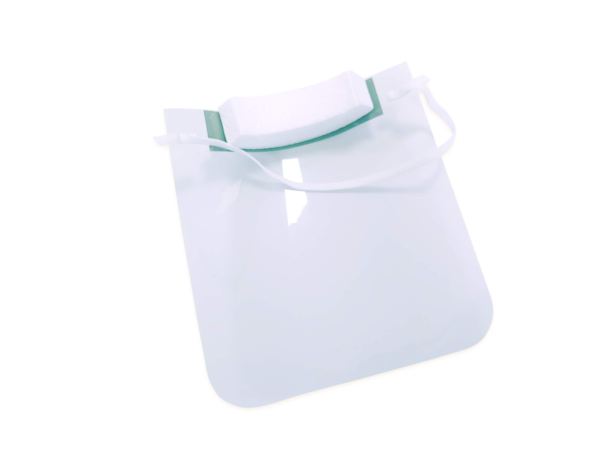 Oedim Pack de 10 Uds. | Pantalla de protección Facial Transparente | Visera protección máscara Facial | Medida 23 x 26 cm | Protección antisalpicaduras