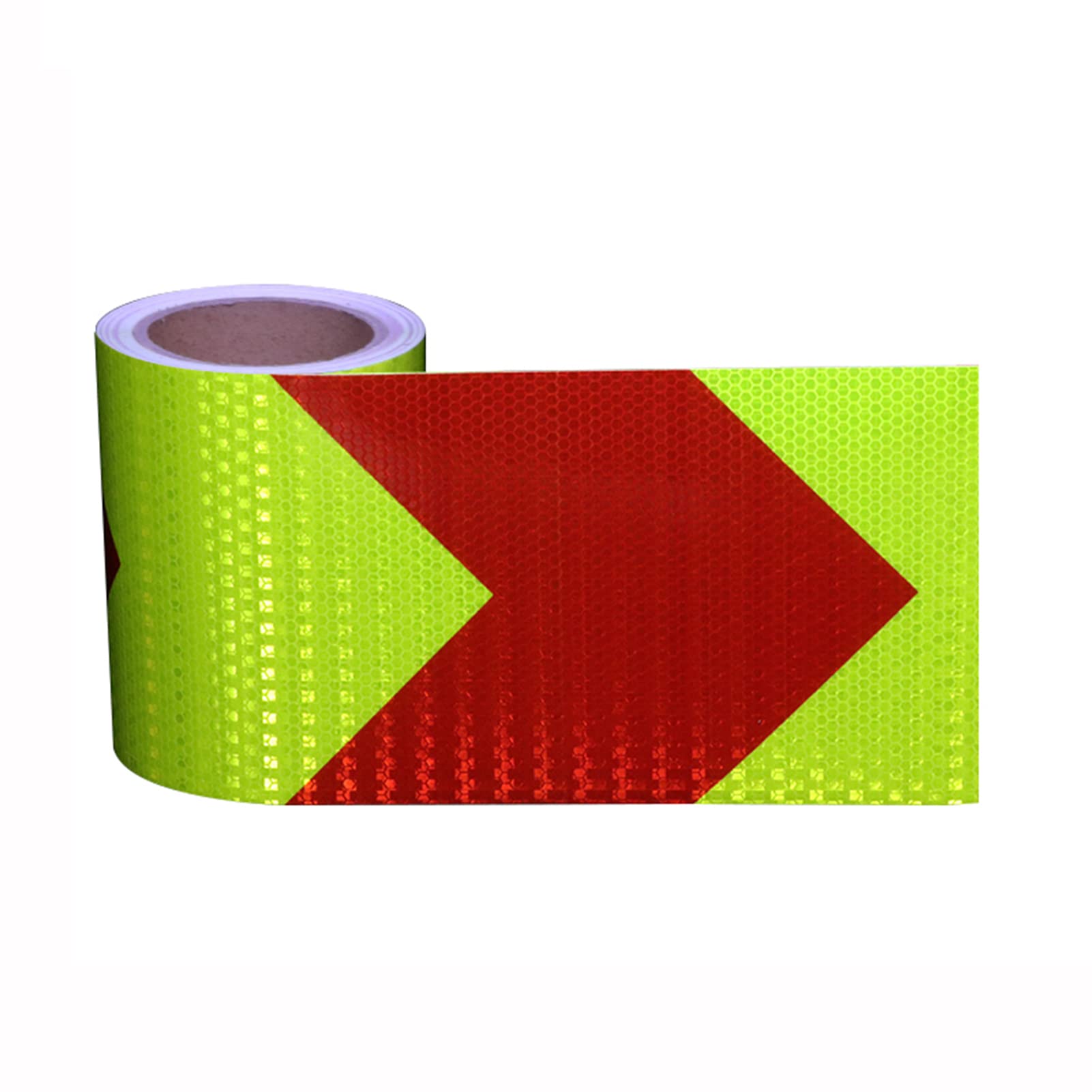 VHcgCGJ reflective tape, Adhesive Hazard Warning Tape High Intensity Reflector Marking for Outdoor Steps(Red Green)