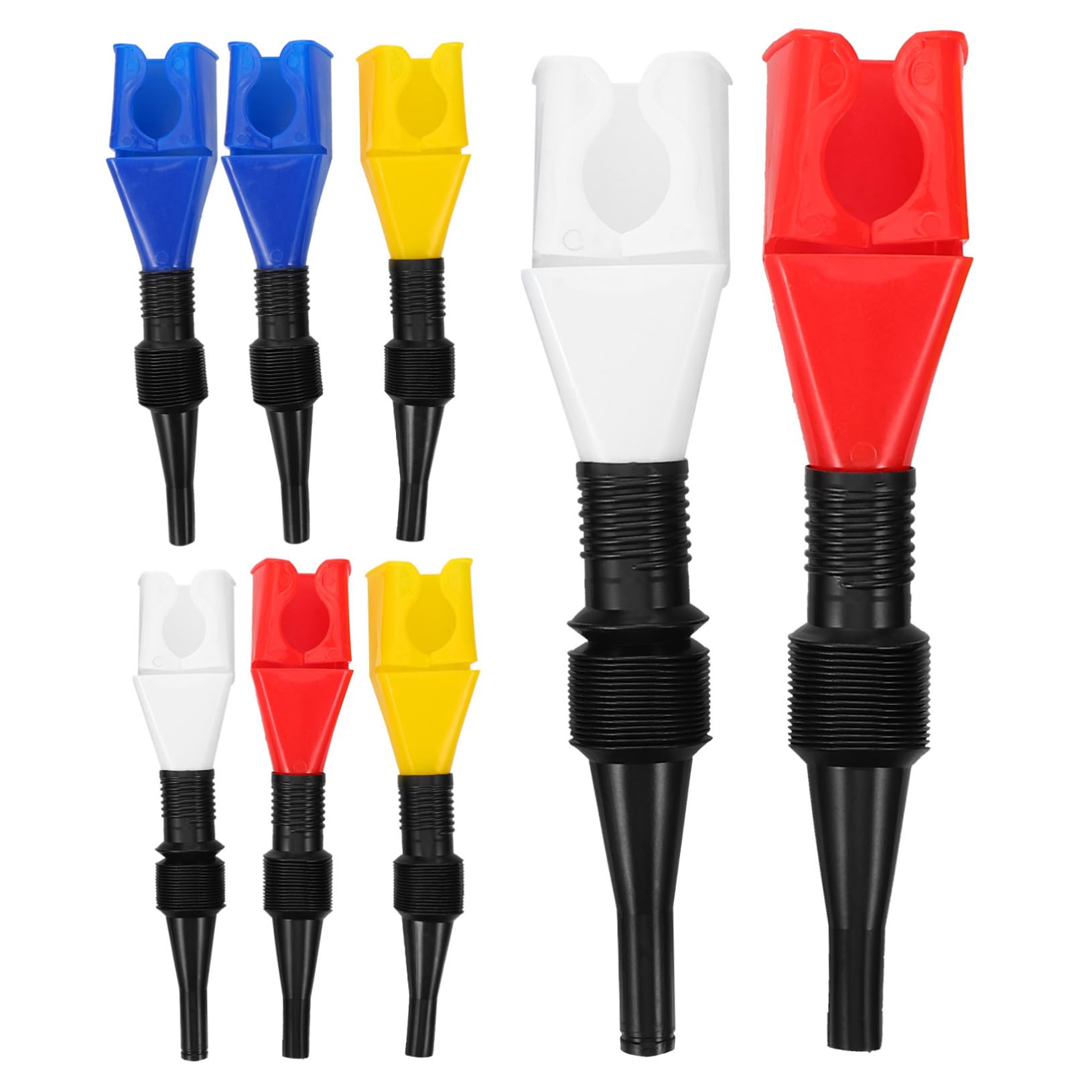 GLEAVI 40pezzi Imbuto Flessibile Per Con Tubo Imbuto Per Cambio Auto e Design Senza Mani Antileakage e Facile Da Usare