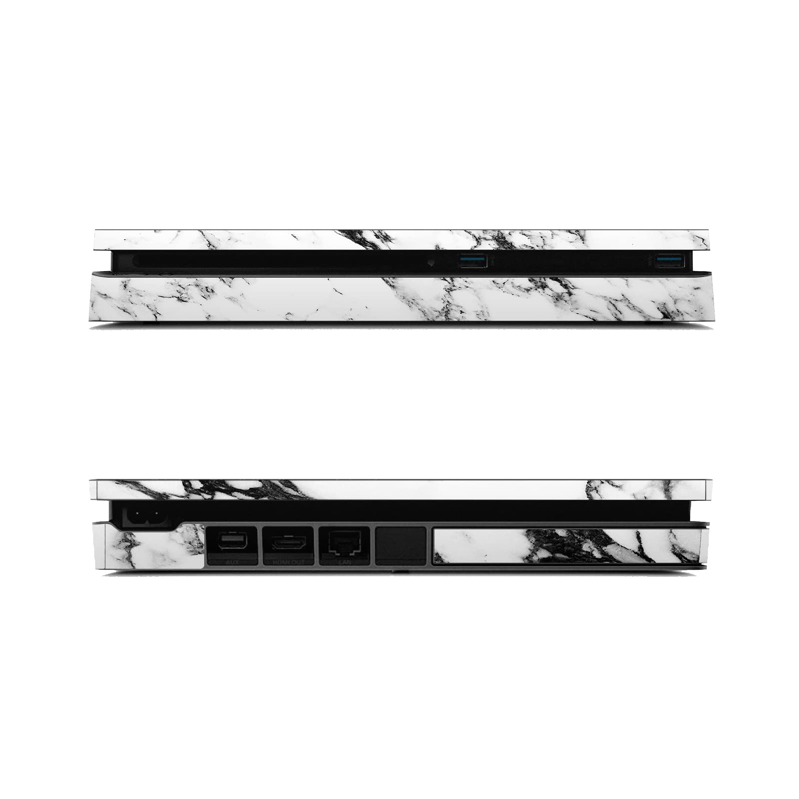 Head Case Designs Licenza Ufficiale Juventus Football Club Bianco Marmoreo Arte Vinile Sticker Gaming Pelle Adesivo Compatibile con Sony Playstation 4 PS4 Slim Console And DualShock 4 Controller