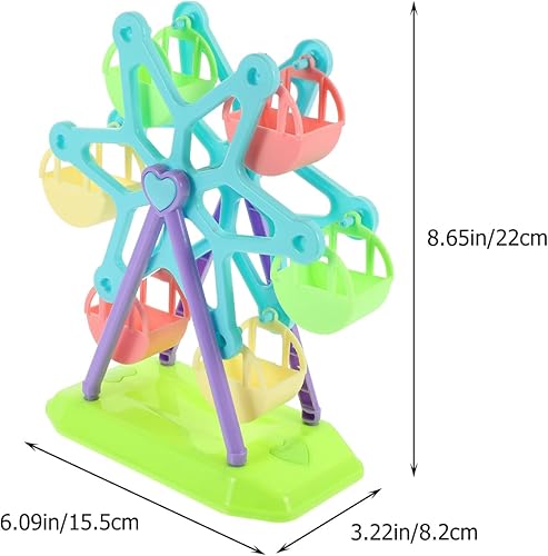 Miniatura 2 de Toyvian Juego de ruedas de la fortuna Juguete Toddles Ferris Wheels Juguetes Parque de Atracciones Carnaval Muñecas Juego para Niños