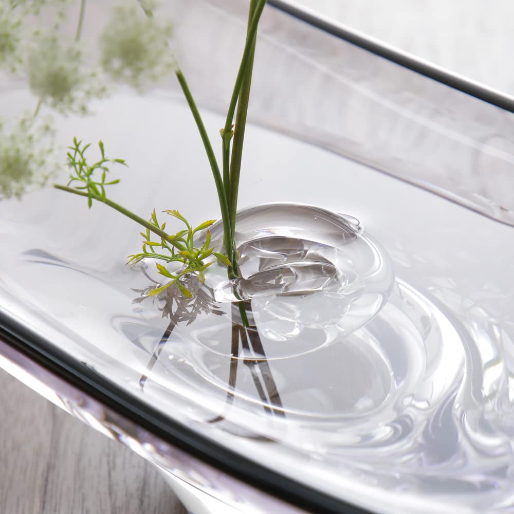 Amazon.co.jp: ガラスの剣山 小 花留め 花止め 日本製 伊藤泰三作 SUN