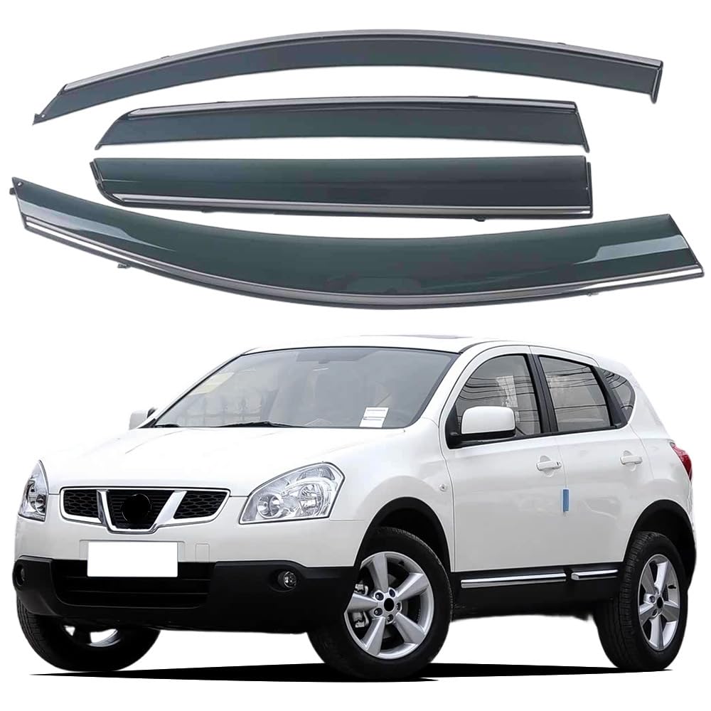 Déflecteurs air Nissan Qashqai réduction bruit et protection étanche 4 pièces