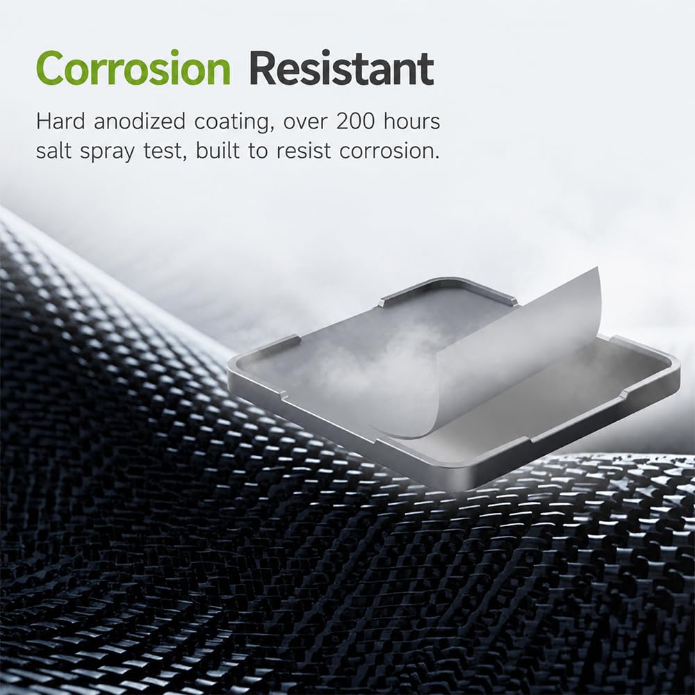 9-Loch-Aluminium-Heizblock 85 x 85 mm CNC-Labor-Kit | CNC-Aluminium-Heizblock, 85 x 85 mm, eloxiert, schnelle Wärmeübertragung, vielseitig im Labor einsetzbar