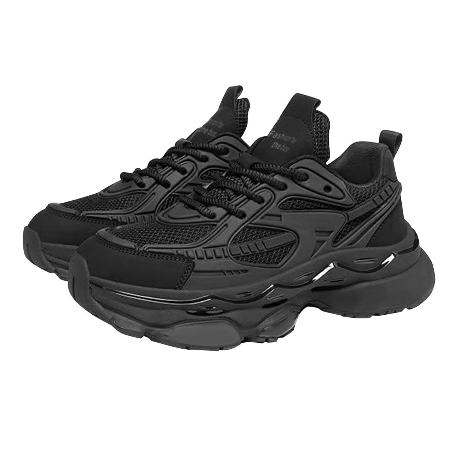 Laufschuhe Herren Dämpfende Joggingschuhe Fashion Bequem Sportschuhe Casual Schuhe Dicke Sohle Höhenvergrößerung Walkingschuhe Atmungsaktiv Straßenlaufschuhe rutschfeste Schnürschuhe