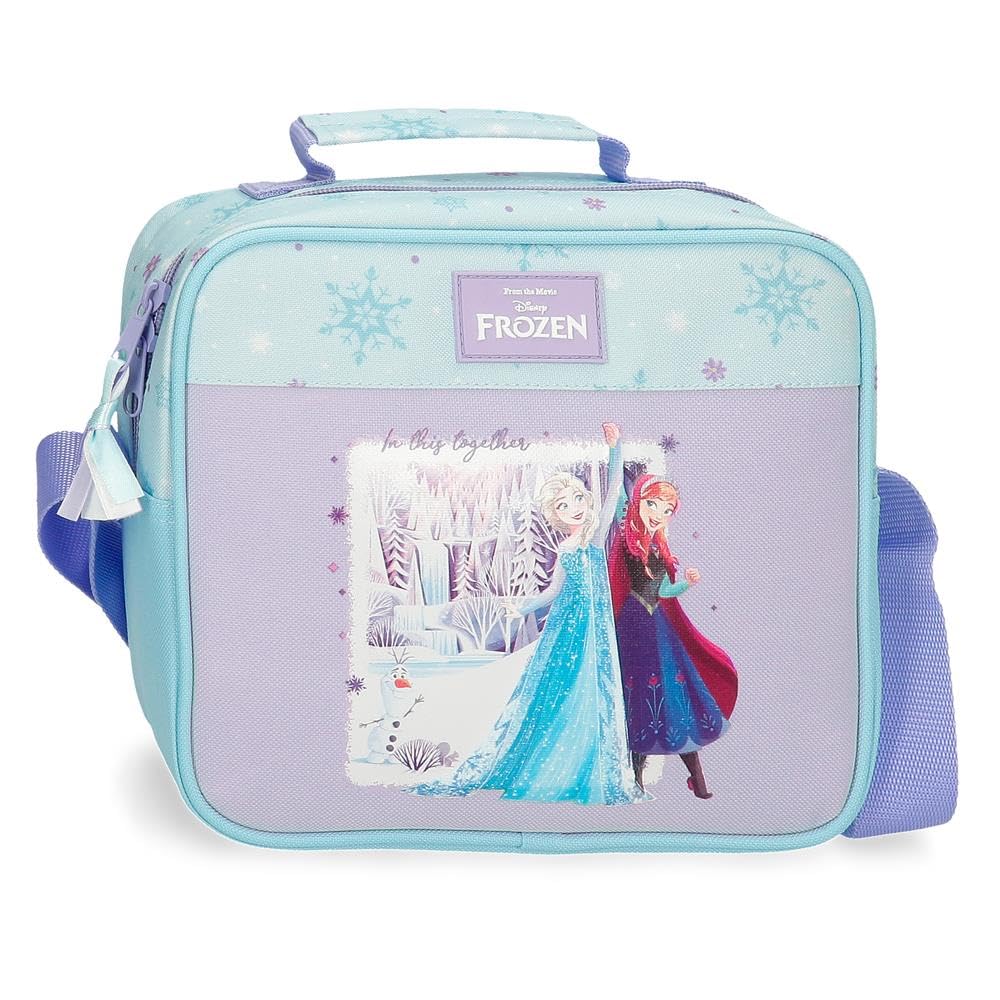 Joumma Disney Frozen in This Together Neceser Adaptable con Shoulder Bag Lila 23x20x9 cm Polyester