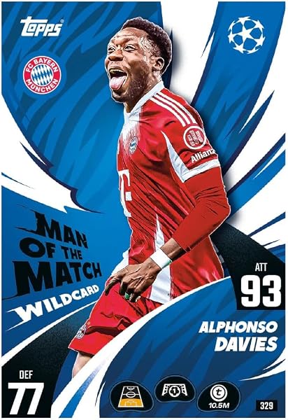 Match Attax Topps Fußballkarten CL Champions League 2025/26 Trading Cards | 1x ECO Pack Blister | 39 Sammelkarten | Fußball Trading Cards | Limitierte Karten | Neu & OVP - 3