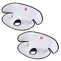 Vista 12 de Protector de asiento de automóvil para bebé, protector de asiento de automóvil con forro impermeable para asiento de automóvil de seguridad Plus-gris