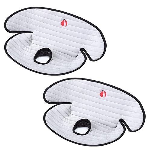 Protector de asiento de automóvil para entrenamiento de orinal con forro impermeable para seguridad infantil, cochecito y silla de cena, lavable y
