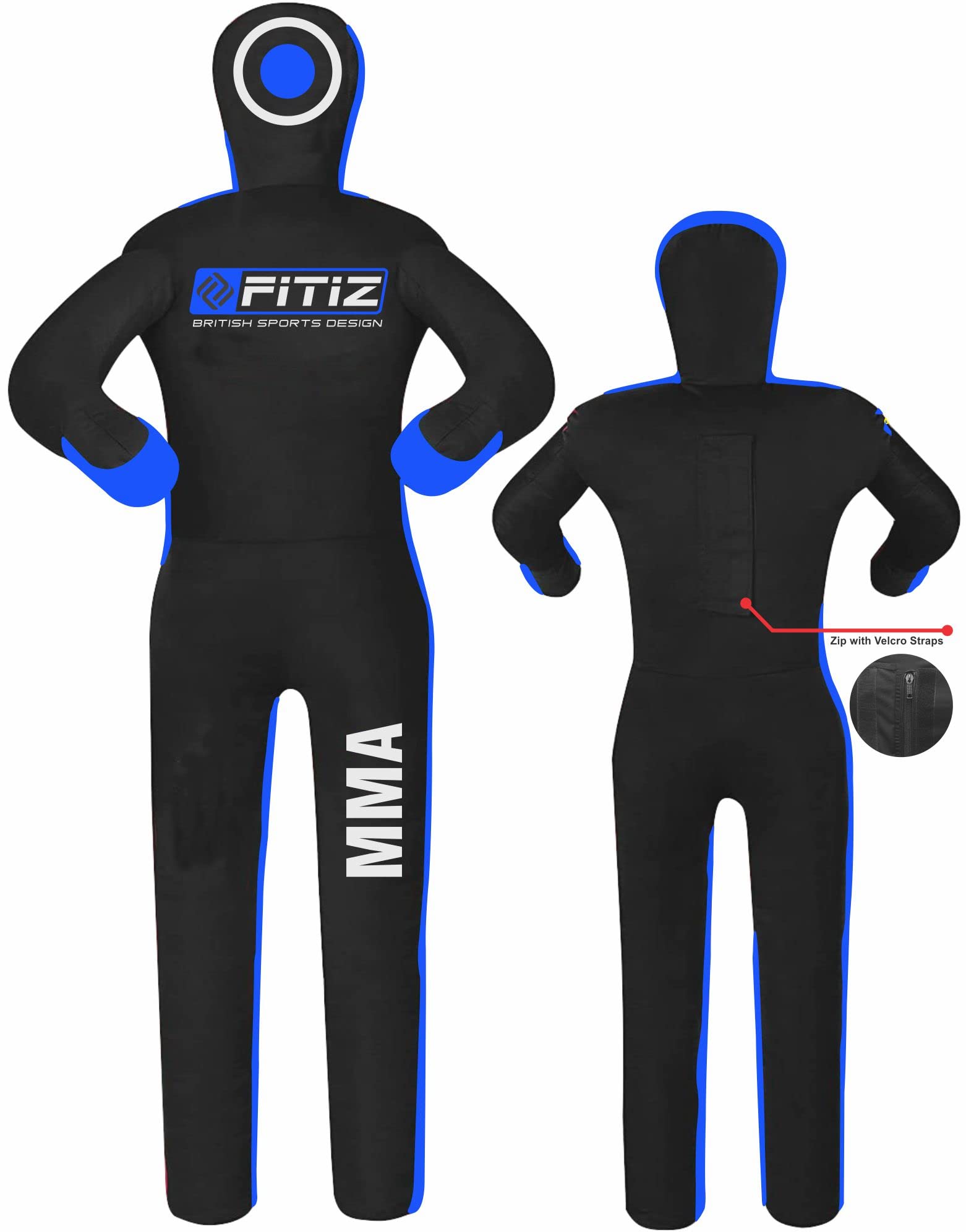 Muñeco de boxeo para artes marciales mixtas (sin relleno) brasileño BJJ JIU Jitsu, posición de pie, chupete de lucha libre, artes marciales, boxeo, karate, entrenamiento