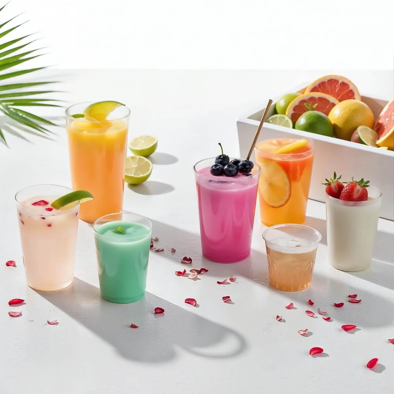 480 Vasos Cubata Plástico Reutilizables - 480 cc - Vasos Reciclables - Vasos Cubata Ancho - Fiestas, Eventos y Celebraciones - VASO DURO