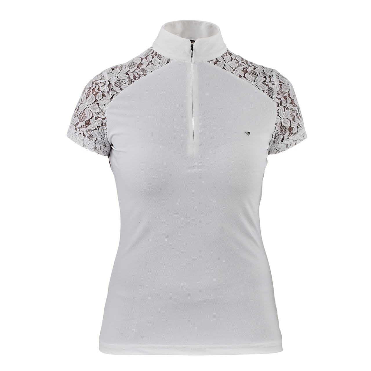 Aubrion Shires Women's Ambel Show Shirt (US, Alpha, Small, Regular, Regular, White)