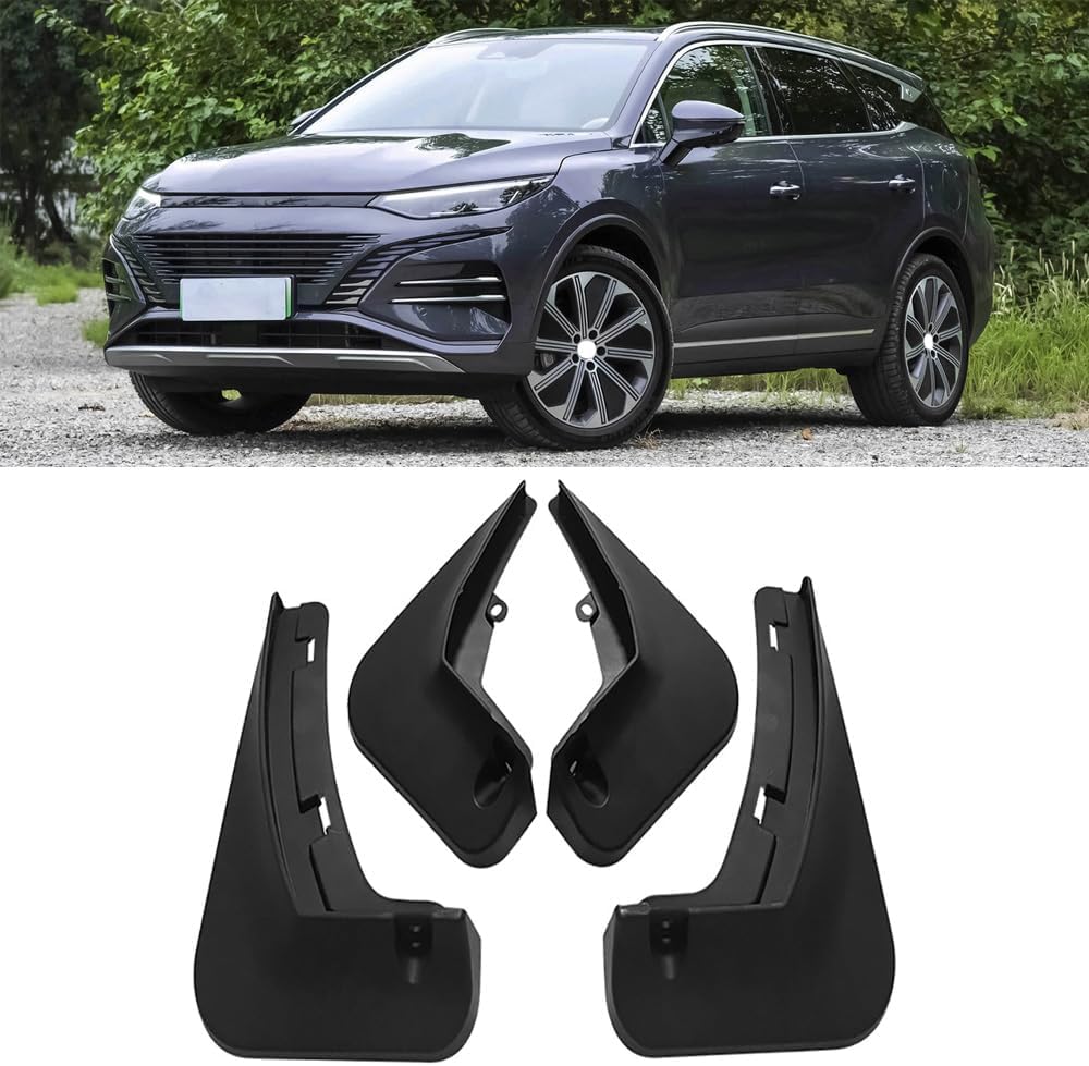 WeiYH No Drill Mud Flaps for Car Front Rear Wheel for Denza N8 2023