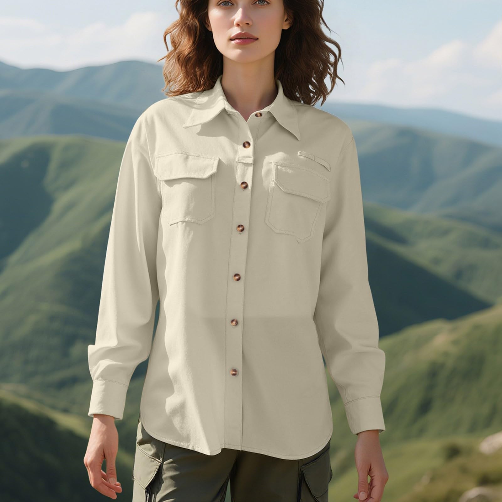 Chemisier Femme Chemise Haut Casual Blouses Décontractée Oversize Chemisiers Et Tops Lâche Respirant Tunique Couleur Unie Chic Élégant Blouse