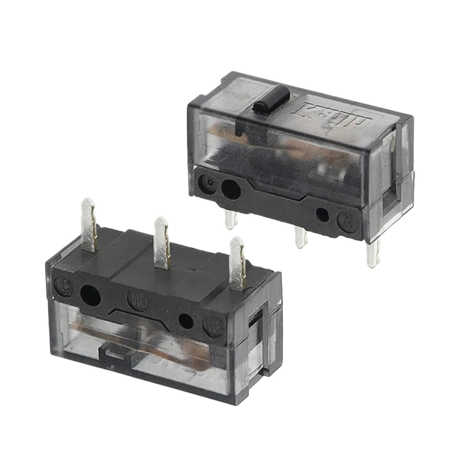 AARTERZZA 100PCS Switch 80M Switch 3 Pin Black Dot Used On Computer Mice Left Right Button