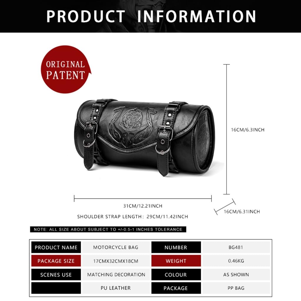 Sac à outils de moto étanche en polyuréthane universel pour fourche avant