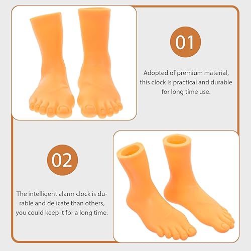 Miniatura 3 de Gadpiparty Juego de 6 pares de marionetas de pies pequeños de goma izquierda y derecha mini marionetas para adultos y niños divertidos dedos de pies