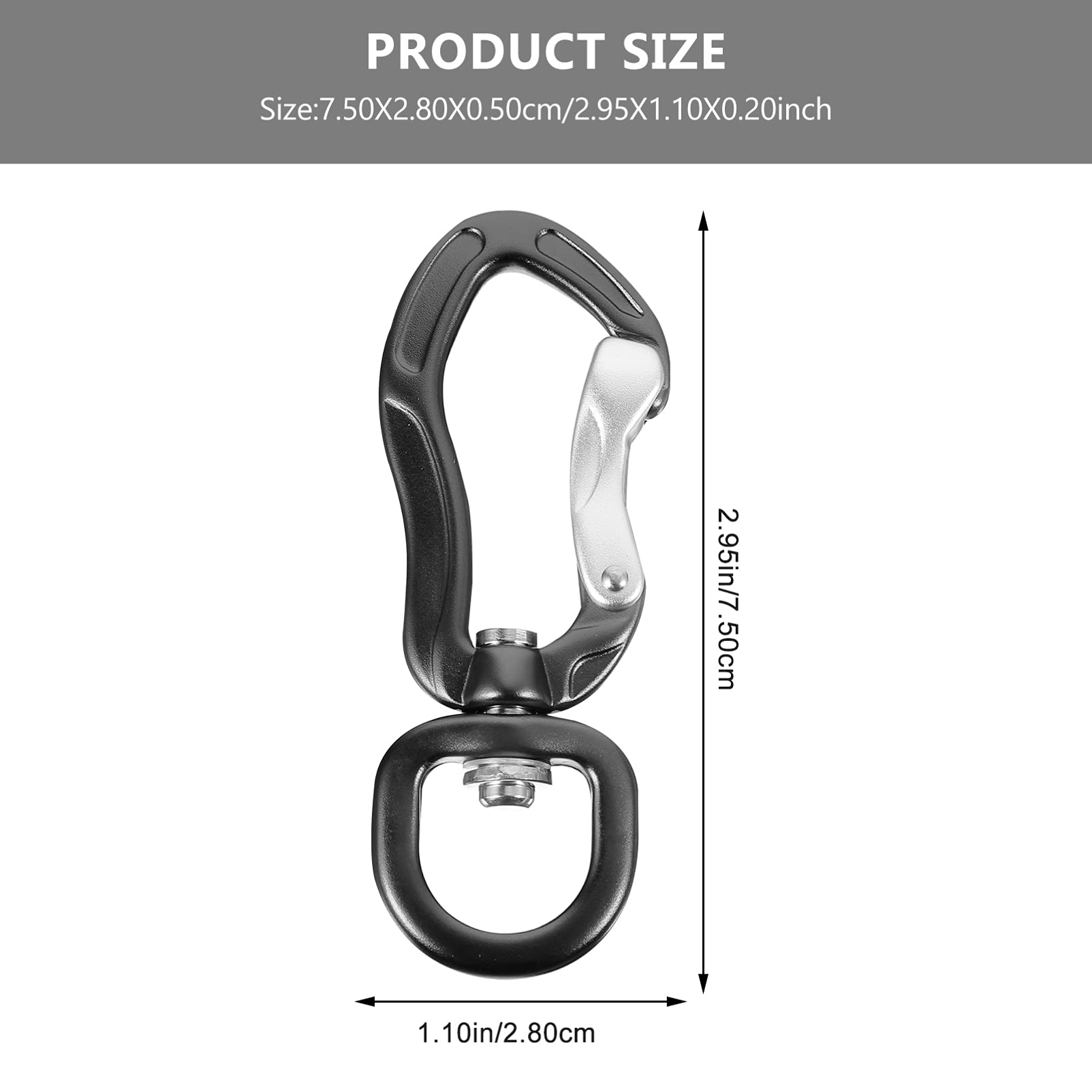 Toddmomy Universal Buckle for Kite Keychain Strong Easy Storage Multifunctional