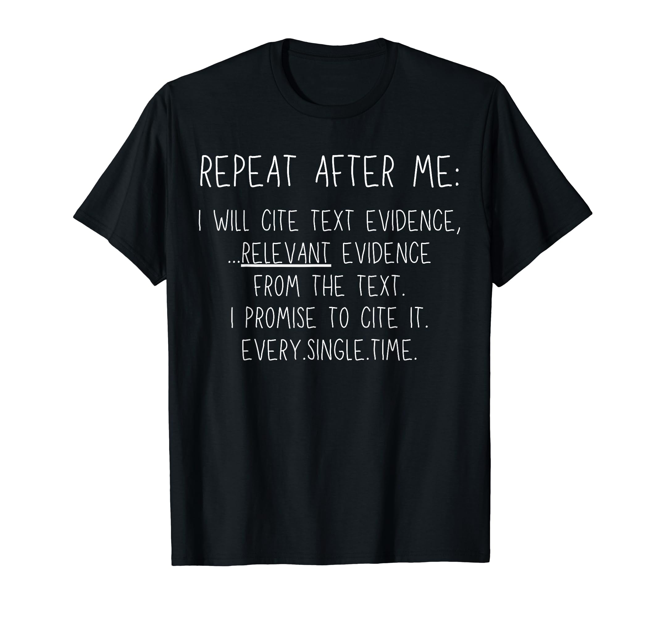 English Teacher Funny Shirts GiftsProve It Funny Cite Text Evidence  English Students Teachers T-ShirtOEKO-TEX STANDARD 100