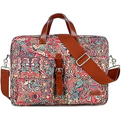 Maletin Documentos Mujer Baosha Maletín para mujer, bolsa para portátil de 15.6 pulgadas y 17 pulgadas, bolsa de hombro para computadora portátil, bolsa de trabajo BC-07, Hs