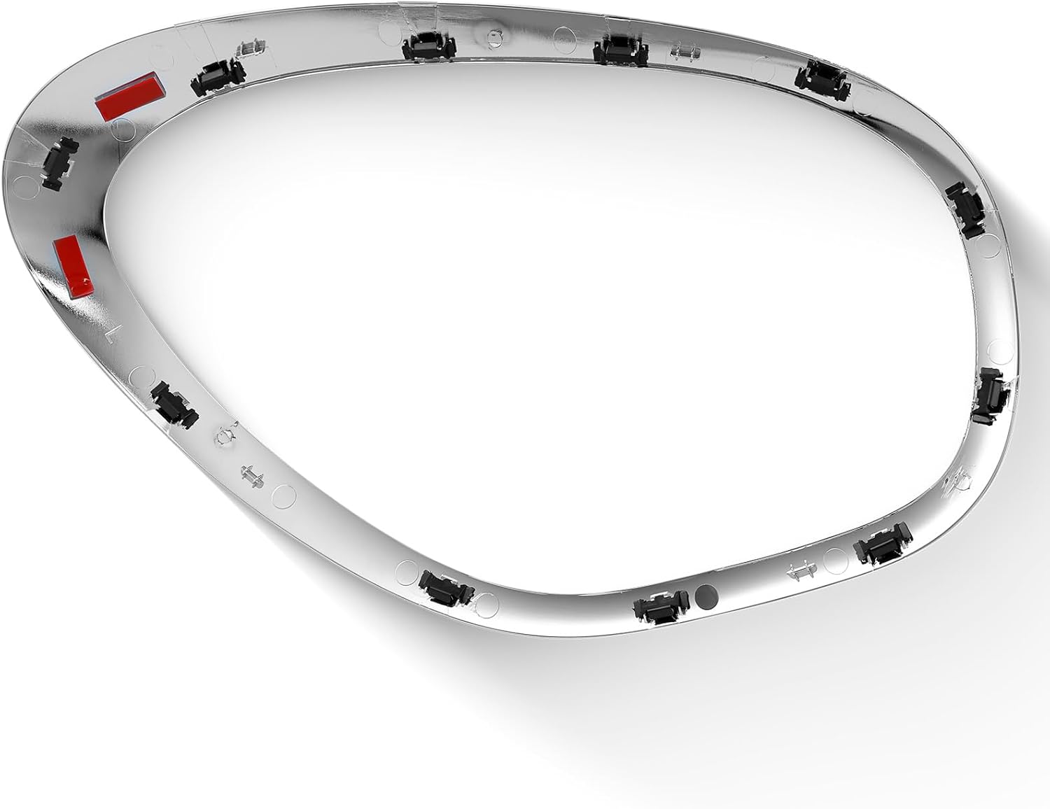 Front Driver & Passenger Side light Trim Ring Bezel Compatible with BMW Mini Cooper R60 Countryman 2011-2016, Part Number: 51139801573, 51139801574