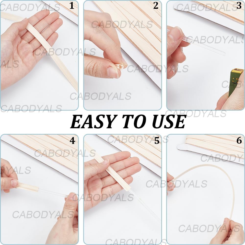 27.33 Yards 3/8 Inch 3 Colors Bra Bone Tool Channeling Tape Band Polyester Covered Boning Corset Boning Casing Sew Garment Accessories Ribbon for Sewing Making Corsets Bridal Gowns DIY Craft