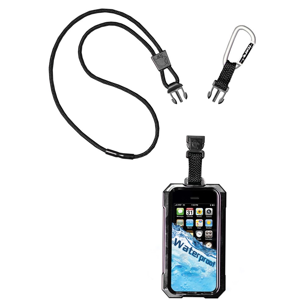 DRI CAT 11060P-C20 Neck It Waterproof Case with Lanyard for iPhone 5 - 1 Pack - Retail Packaging - Black