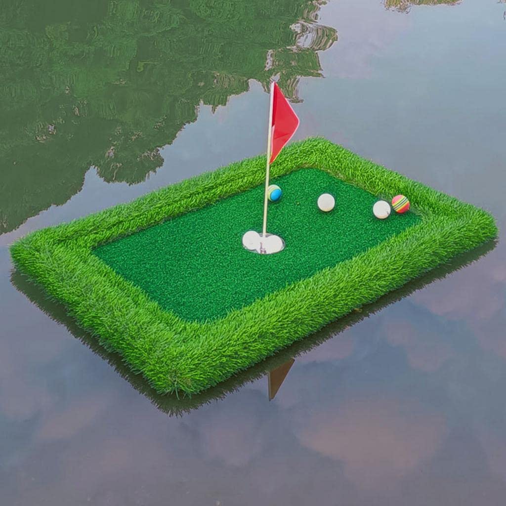Tappetino Galleggiante per Il Putting da Golf in Giardino, Ideale per Allenarsi su Campi da Gioco Come Laghi, Piscine, Stagni E Sport Acquatici all