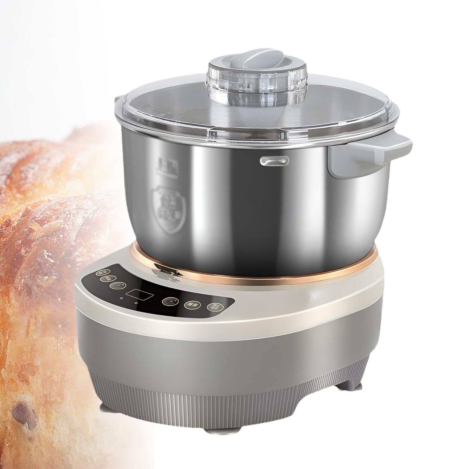 Machine à pâte électrique 5L/7L, étuve de pâte multifonction, machine à pétrir automatique de grande capacité, minuterie et écran tactile, fermentation thermostatique, pour faire du pain 7L