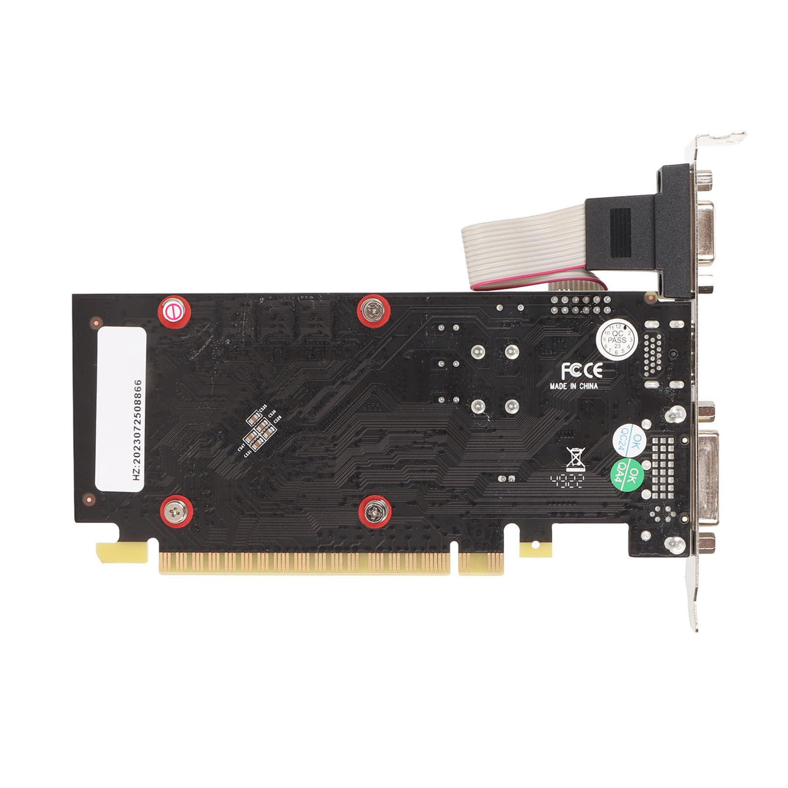 Bewinner Scheda grafica GT730, scheda grafica DDR3 da 2 GB, scheda grafica PCI Express X16 2.0 con interfaccia HDMI DVI-VGA, scheda grafica PCI Express X16 2.0 con ventola
