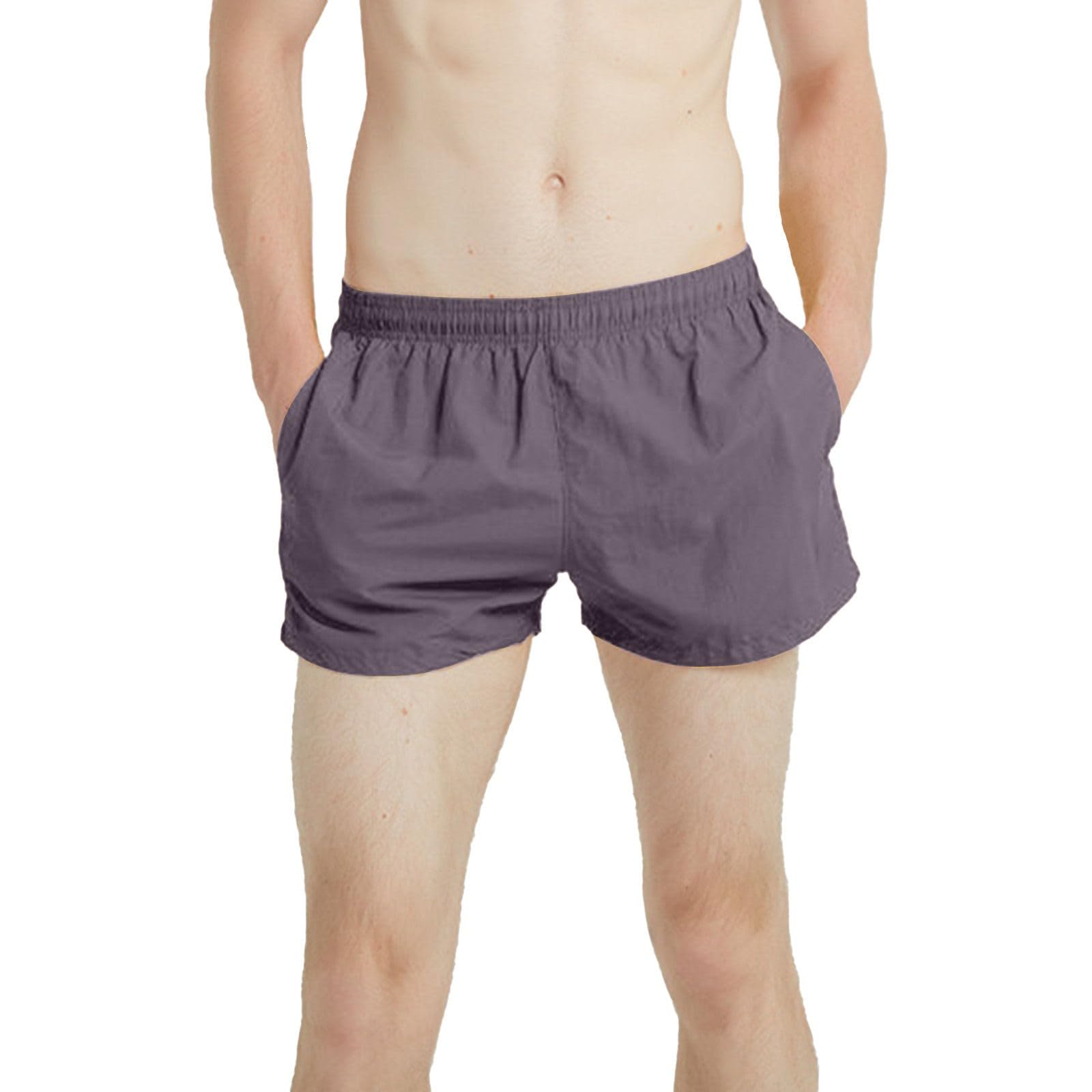 Bañador para hombre de secado rápido, pantalones cortos de baño cómodos, pantalones cortos de baño para hombre, transpirables, pantalones deportivos para correr, pantalones cortos para hombre,