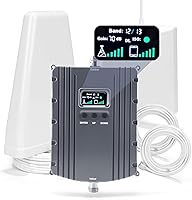 SNDcellup Cell Phone Signal Booster for Home & Office: 5500 Sq Ft Coverage, 5G 4G LTE All US Carriers, Bands 2/25/4/66/5/12/17/13, FCC Approved