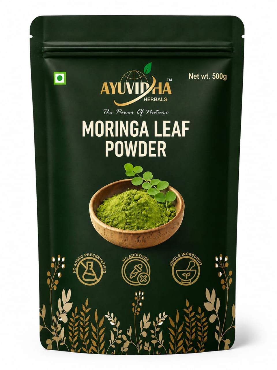 Moringa Leaf Powder 700g (200g+500g) | Pure Sahjan (Drumstick) Powder | Natural Multi-Vitamin Supplement for Daily Nutrition, Vitality and Stamina | Good for Hair and Skin — Amazon image 8