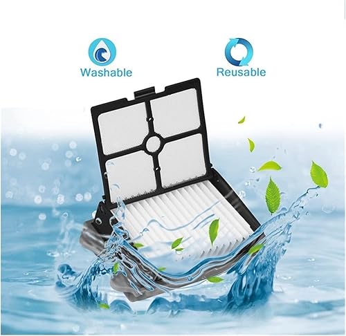 Miniatura 6 de Kit de accesorios de repuesto de filtro compatible con aspiradora inalámbrica en seco y húmedo Tineco Ifloor 3Floor One S3