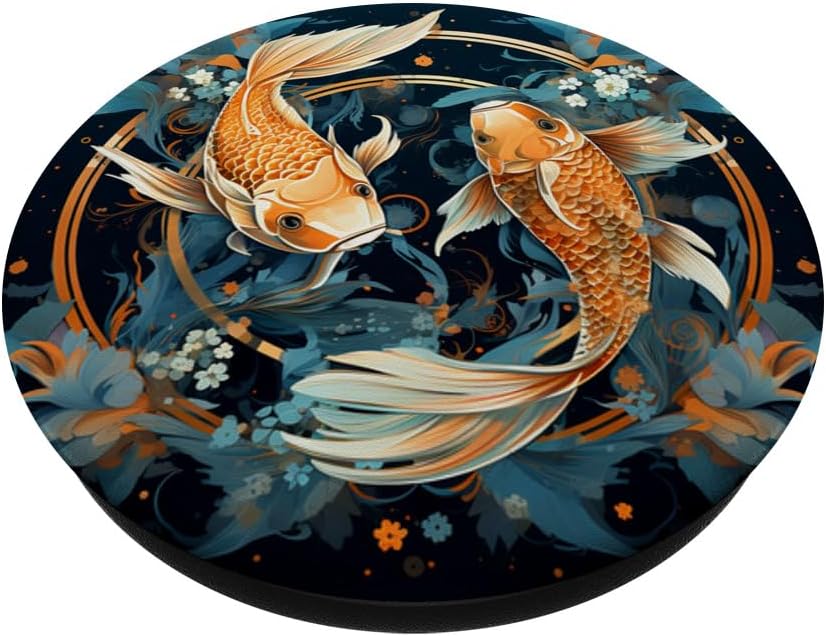 Pisces Zodiac Sign PopSockets Adhesive PopGrip - Image 2