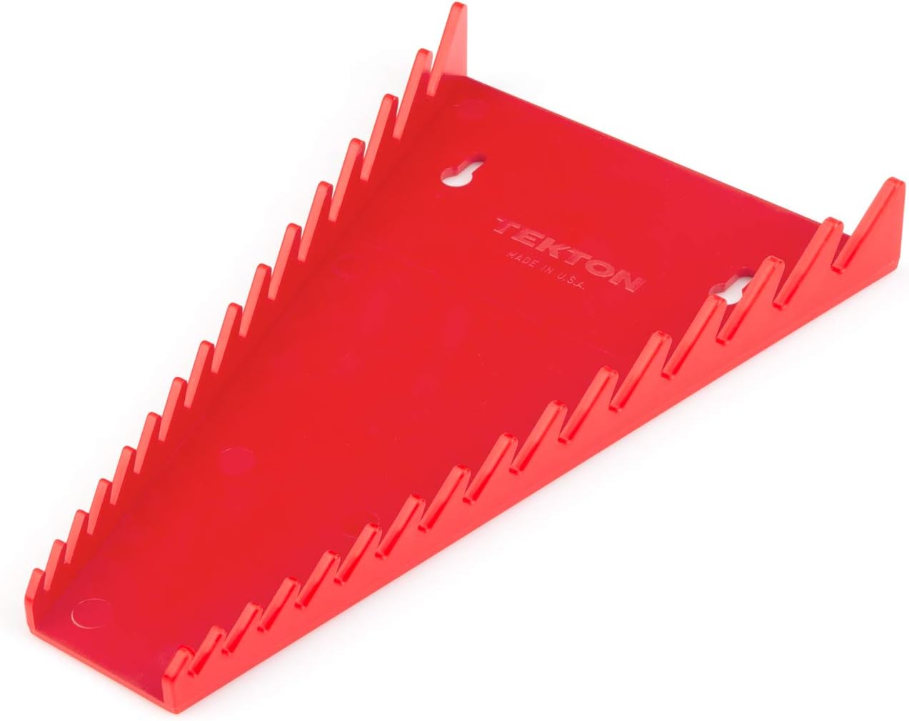 TEKTON 19-Tool Combination Wrench Organizer Rack (Red) | ORG29219 | Made in USA